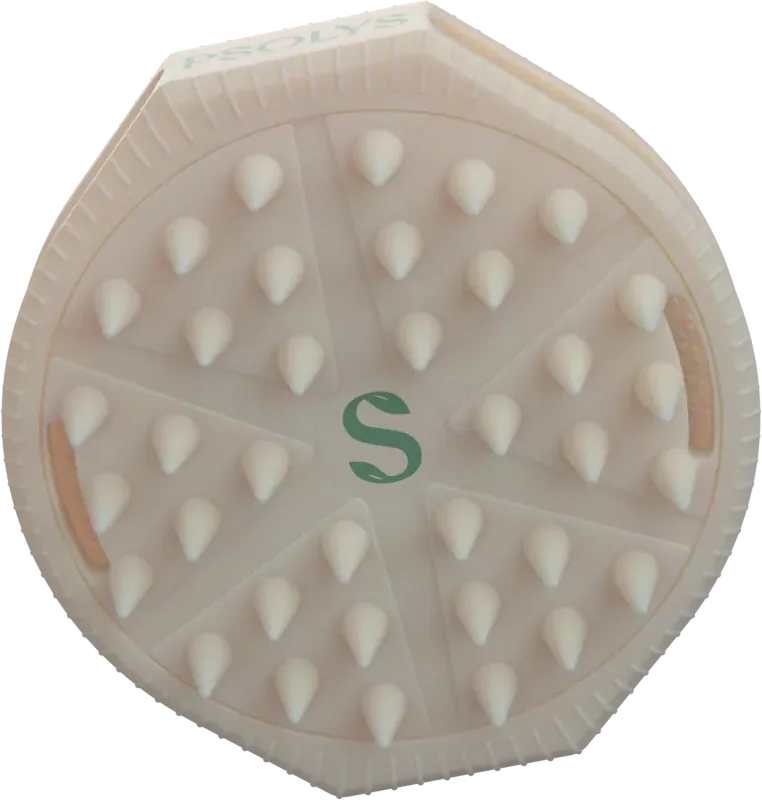 La Brosse Rituel N°1 vue de face, côté massage